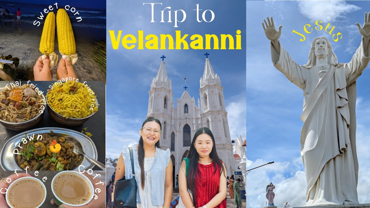Velankanni Travel Vlog | Exploring the Church, Beach & Local Food 🚂