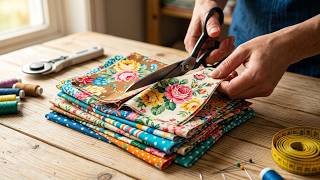 😱 Look What You Can Sew in 5 Minutes! (Beginner Friendly)✨ 3 Useful DIY Item Anyone Can Sew