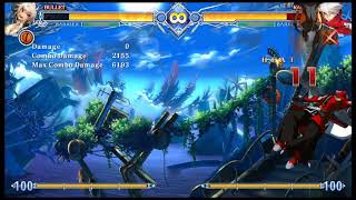 BBCF2 Bullet - Corner - 2A Double Snaphance Combo