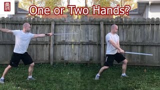 Is the Tang Heng Dao one or two handed? 陳立楷唐橫刀是單手還是雙手用的？