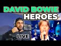 David Bowie - Heroes (Live) - FIRST TIME REACTION