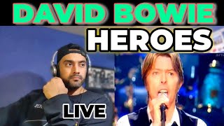 David Bowie - Heroes (Live) - FIRST TIME REACTION