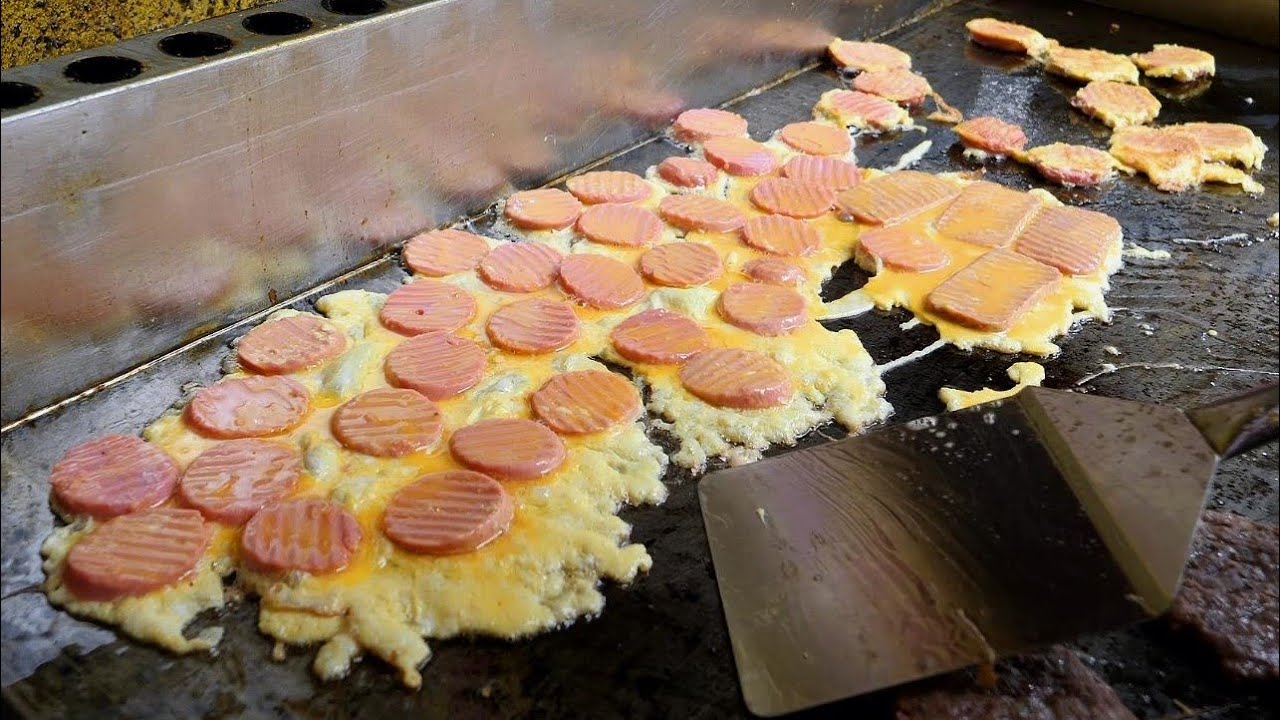 6천원 배터지는 옛날 소세지 백반 / 동대문에서 유명한곳 / Egg sausage setKorean street food YouTube