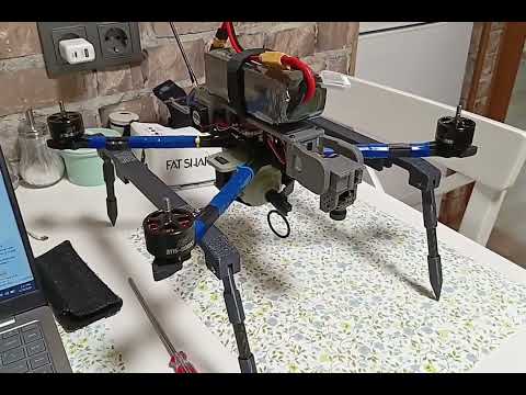 Скид для MARK 4 V2 10" - Система сброса для ФПВ (FPV) дрона (52mm), видео 1
