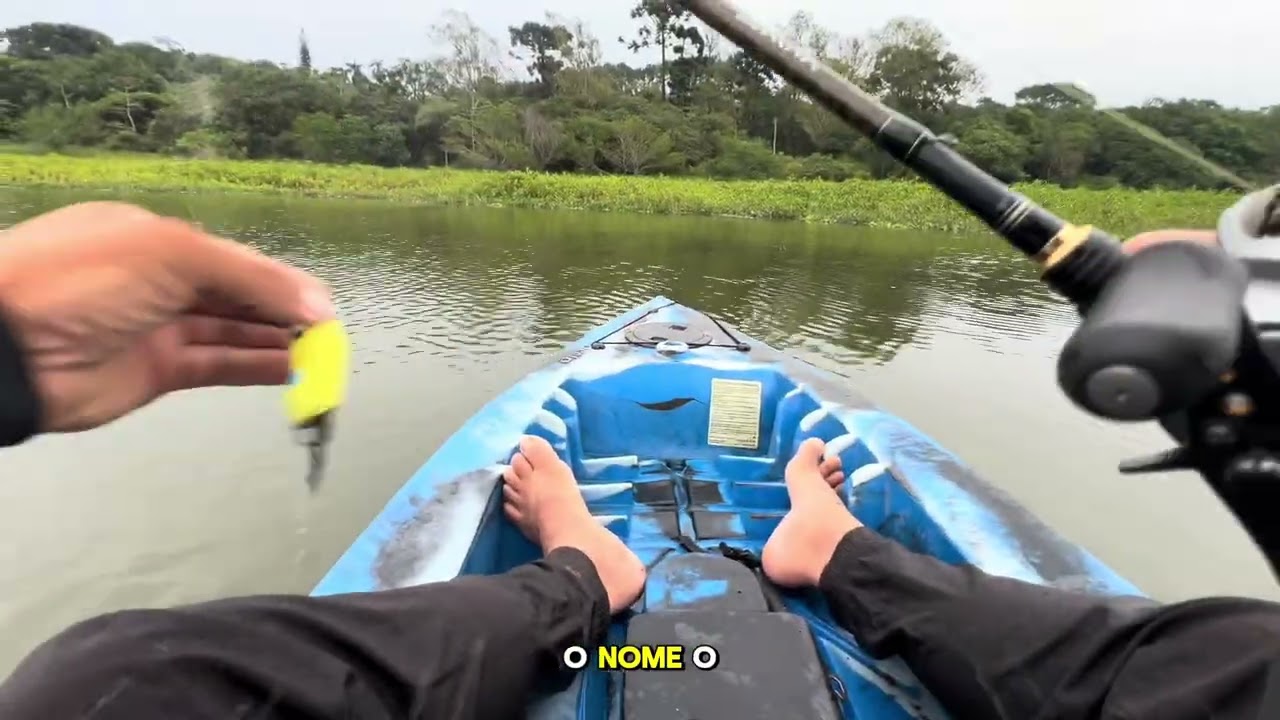 PESCARIA INSANA NA GUARAPIRANGA | TOMEI UM BOTE DA BRUTA NO CAIAQUE!