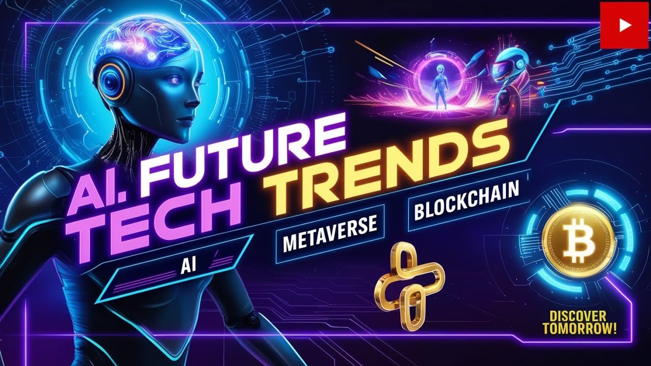 **🌐 Future Tech Trends: AI 🤖, Metaverse 🕶️, Blockchain 🔗 Explained | # ...