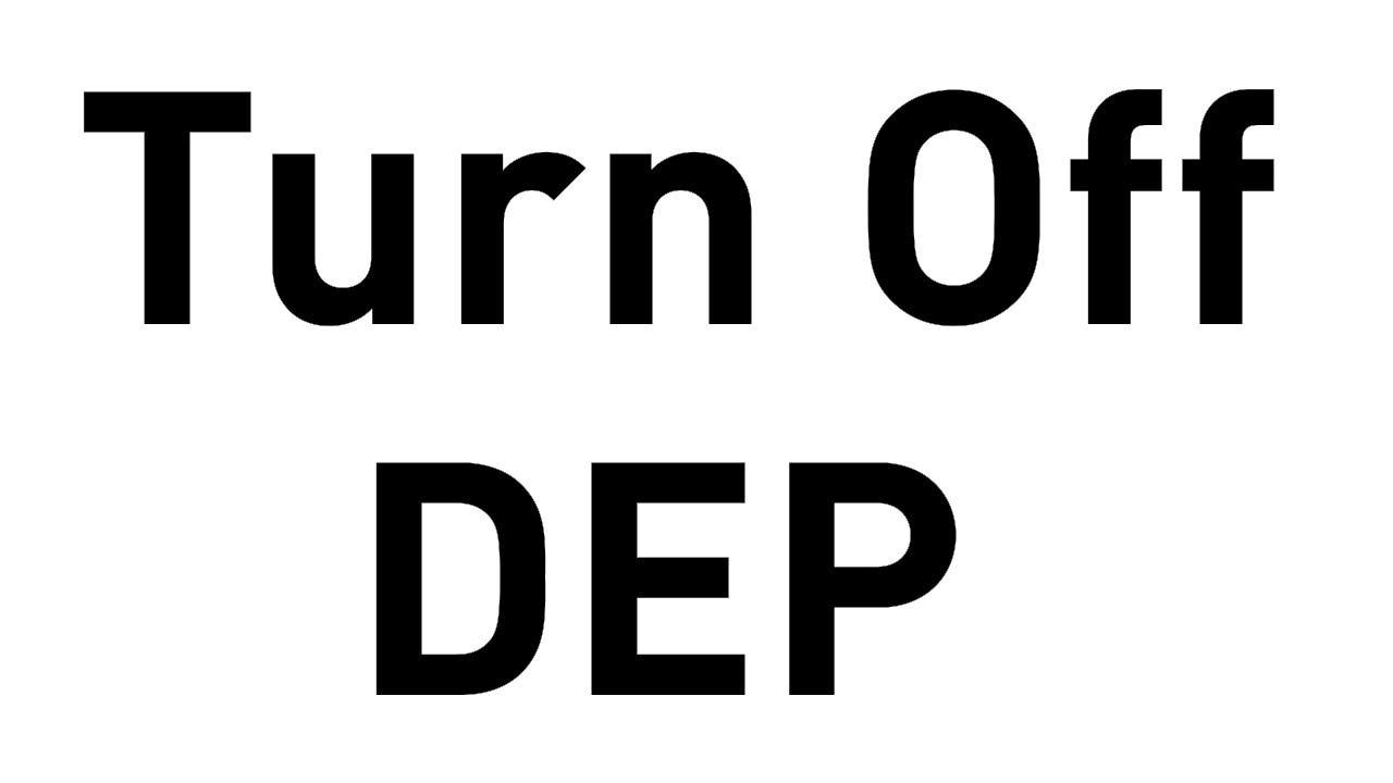 How to disable dep in Windows 7 How to disable dep in Windows 7