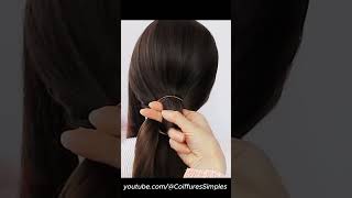 1-Minute Low Ponytail Hairstyle Tutorial