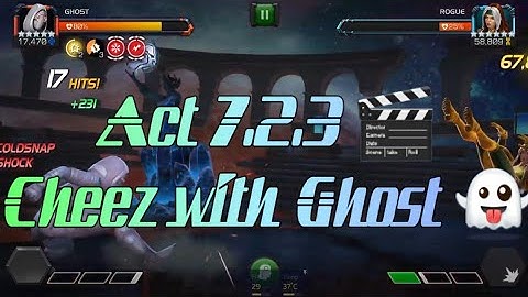 Act 7.2.3 Easy path with Ghost and Boss itemless - Marvel Contest of Champion