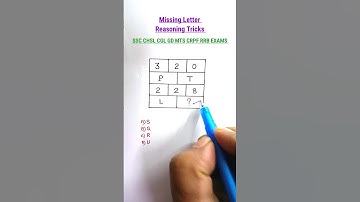 Missing Number| Reasoning Tricks in Hindi| Reasoning Classes for SSC CGL CHSL MTS CRPF RRB |#shorts