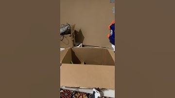 NERF SPLIT SRIKE CAN SHOOT HALF LENGTH DARTS