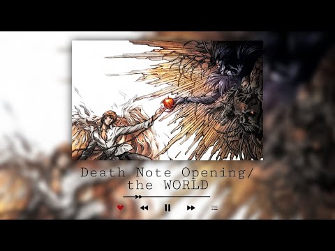 Death Note Opening Song | the WORLD - Nightmare | 1 Hour Chill