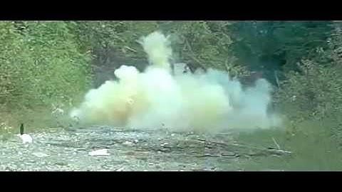 1lb Tannerite brand target at 600fps, slow motion