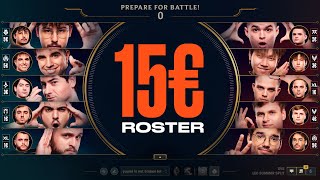 Players Build 15€ Rosters | 2023 LEC Summer