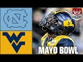 Mayo bowl north carolina tar heels vs west virginia mountaineers  full game highlights