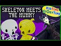 Skeleton Meets the Mummy 🦴 Halloween read aloud book for kids