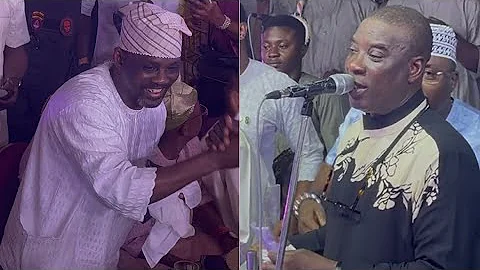 SEE HOW ALABI PASUMA REJOICE TO K1 DE ULTIMATE SONG AT WASIU ARUNA ISHOLA MUSIC LAUNCHING 