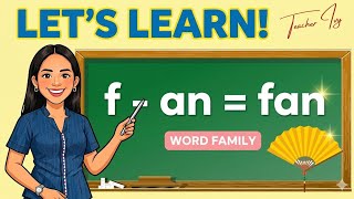 Fuller Approach, Lesson 1: Word Family -an / Phonics / Beginning Reading