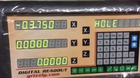 G0759 DRO Bolt Circle