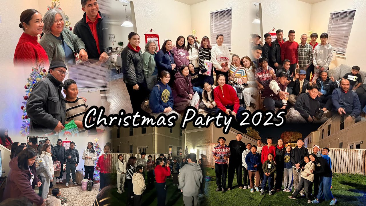 Christmas Party with friends/ Christmas 2025 / games/ late upload 
