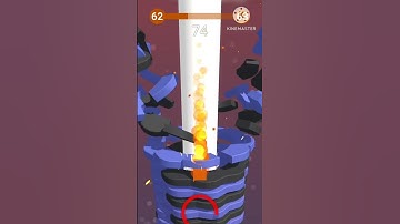 Stack Ball Gameplay || Level 62 || #shorts #ytshorts #trendingshorts