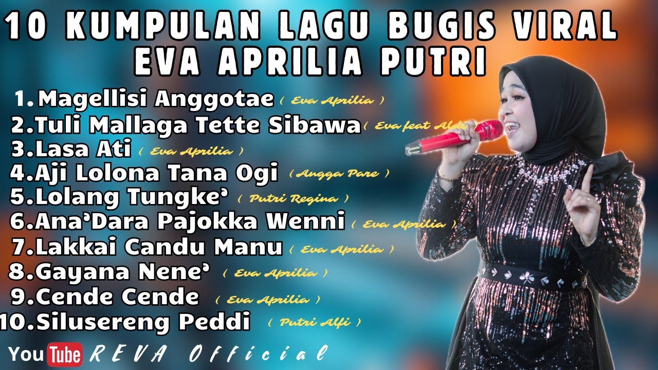 SELEKSI LAGU BUGIS VIRAL - VERSI - EVA APRILIA PUTRI ( Reva Official )