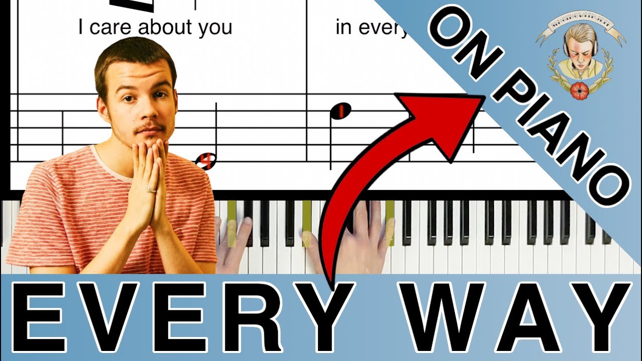 Every Way - Rex Orange County (Piano Tutorial & Sheet Music) - YouTube