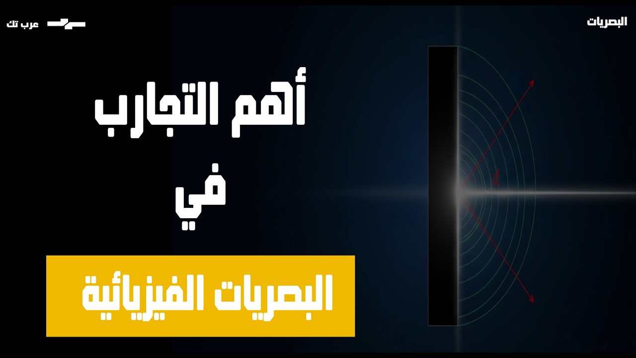 البصريات - شرح تجربة الحيود من شق منفرد
