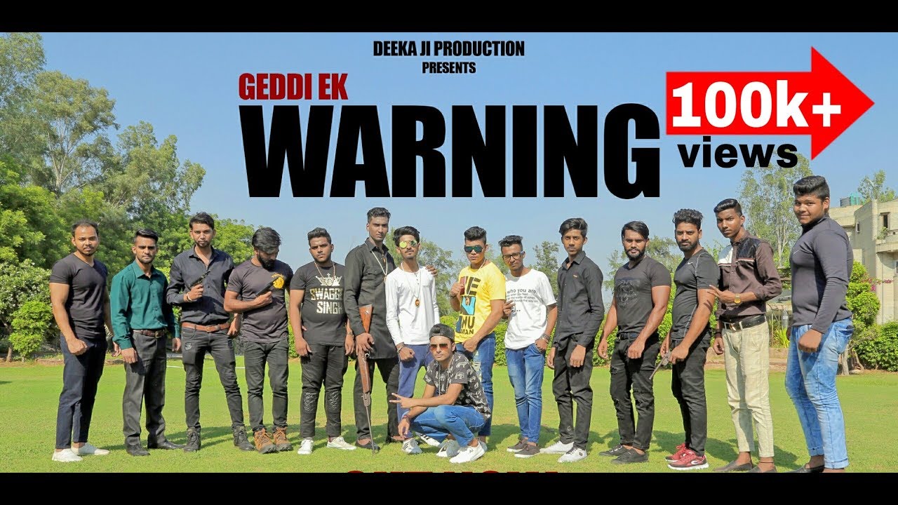 Geddi Ek Warning Official Video  2017 New Song  Valmiki Song  Deeka Ji Production Presents