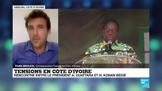 Tensions en Côte d'Ivoire : rencontre Ouattara-Bédié prévue pour sortir de la crise