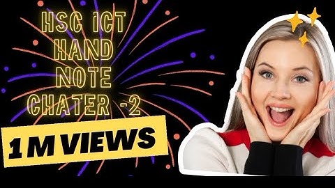 HSC ICT  Chapter -2 || Hand Note|| Communication System & Networks ||.