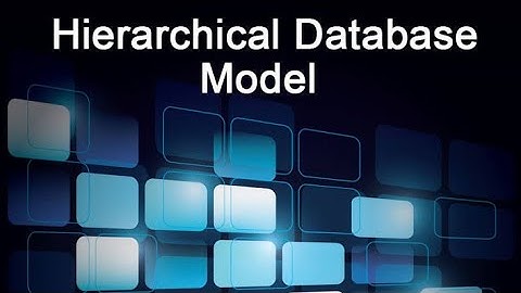 DataBase Models (Hierarchical, Network and Relational Model) | ANASHIA MIRZA