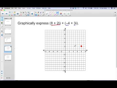 P6.j (1/1) Adding and Subtracting Complex Numbers Graphically