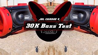 Trap Woofer- 30K Bass Test!!! (45-60Hz) | JBL Charge 4