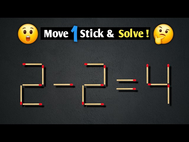 2*4様 レア Q.BALL&CURRICULUM MAKIN' MOVES 1 Move only 1 matchstick to make the equation correct | Matchstick
