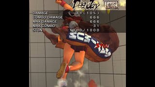 Sakura's max damage (800+) and max stun (1,000+) combos