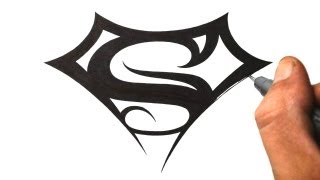 superman tribal cool tattoo designs draw drawings tattoos letter drawing easy batman fanpop face reader letra flash stencils tat ok