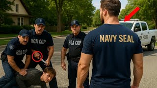 HOA Karen sent Fake Cops to Take My Son Using Bylaws- I'm a Navy SEAL And They Didn't leave the same