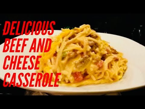 CHEESY HAMBURGER CASSEROLE