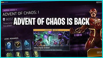 Injustice 2 Mobile | Advent Of Chaos Is Back | Heroic 6 Tier 1 | Solo Raids