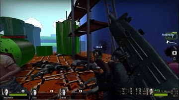 L4D2 Custom Map:Left 4 Mario-World 1-1(Part 1)