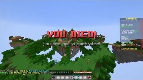 Minecraft - Hypixel "SkyWars" Catching Hackers! Ep.2