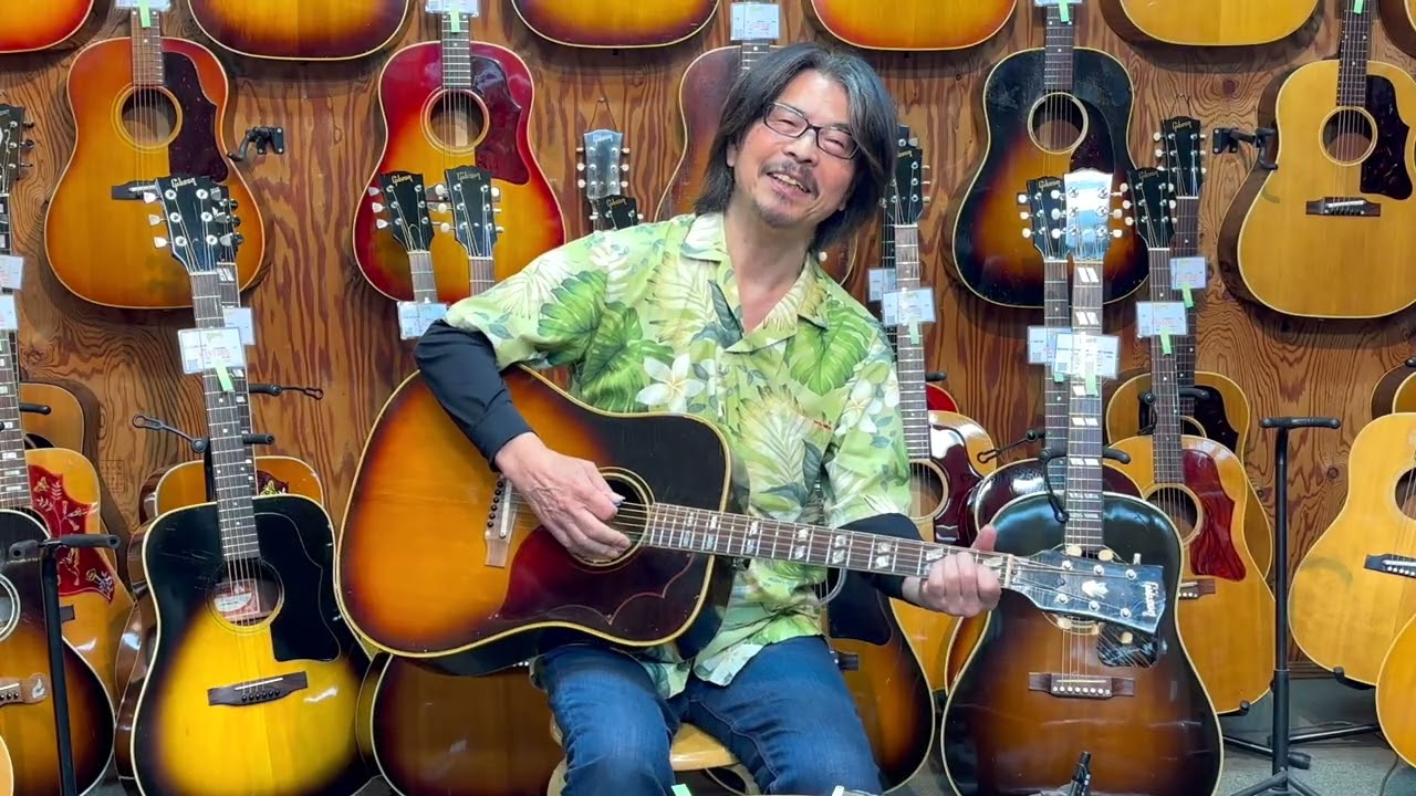 GIBSON SOUTHERN JUMBO 1969 - YouTube