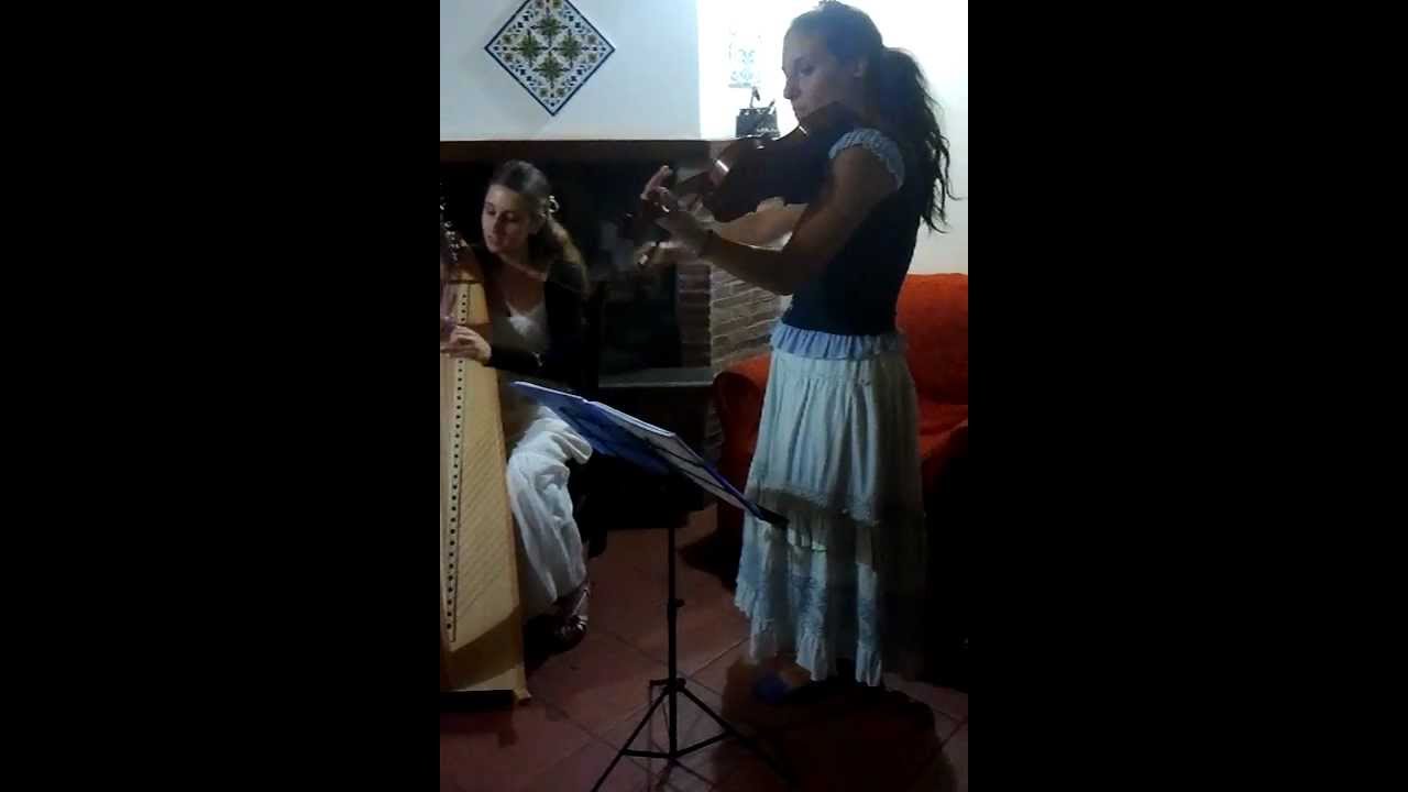 L'orto dei semplici, M.te Etna Park, Duo Amaryllis, arpa celtica e violino, agosto 2012