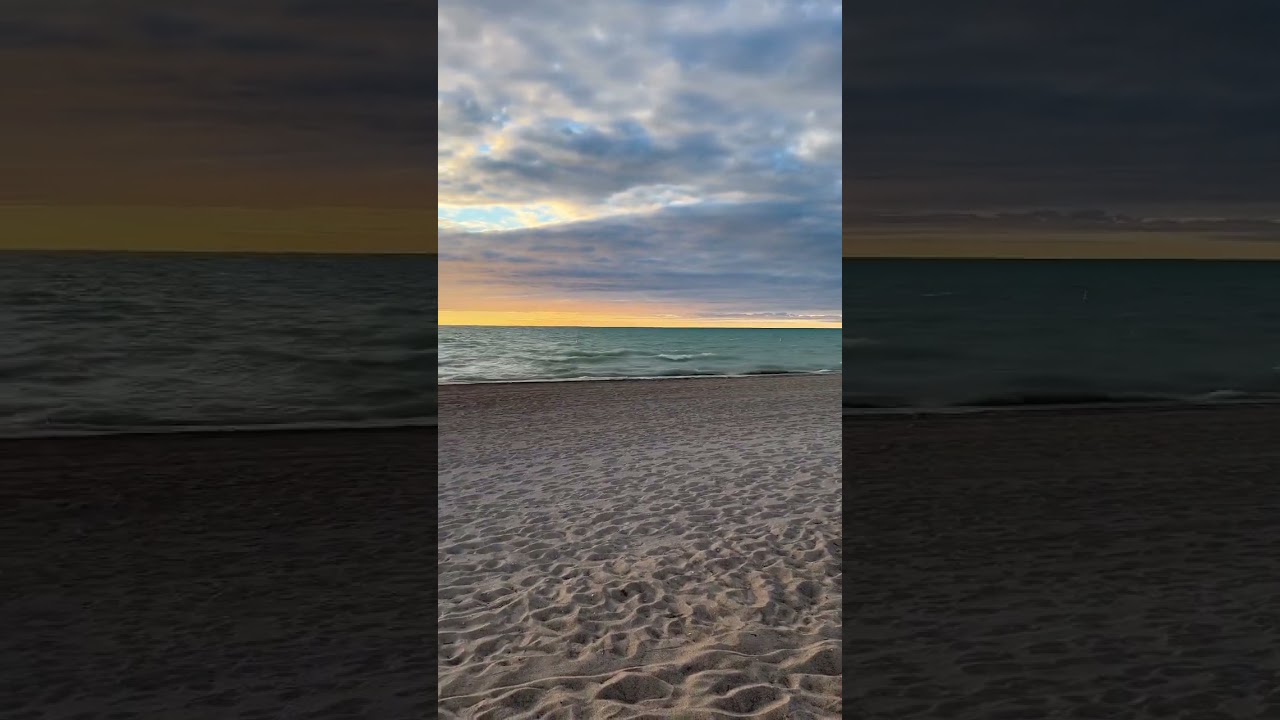 Sandy beach of grand bend 