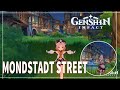 Genshin Impact Serenitea Pot Tour and Timelapse Build | Mondstadt Themed Street