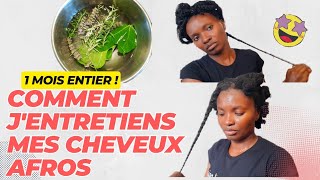 🇨🇮106• ROUTINE CAPILLAIRE d&#39; Août - cheveux crépus / AFROS #challengevalèhtépuissanci2 - Valèh Té