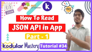 #34 How to Read JSON API Data in Kodular / MIT App Inventor Distributions | Andorid App Development