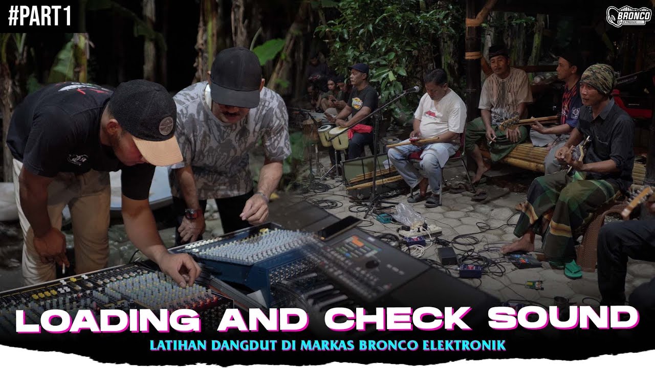 Latihan DANGDUT di Markas BRONCO ELEKTRONIK