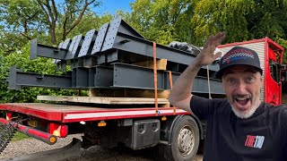 EPIC Day In The History of The110. 63 Ton of Custom Steel work.